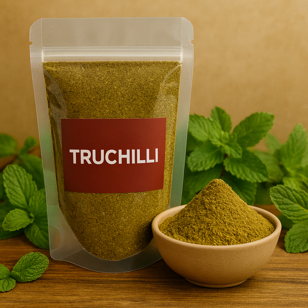 MINT CHILLI POWDER / PUDINA KARAM PODI