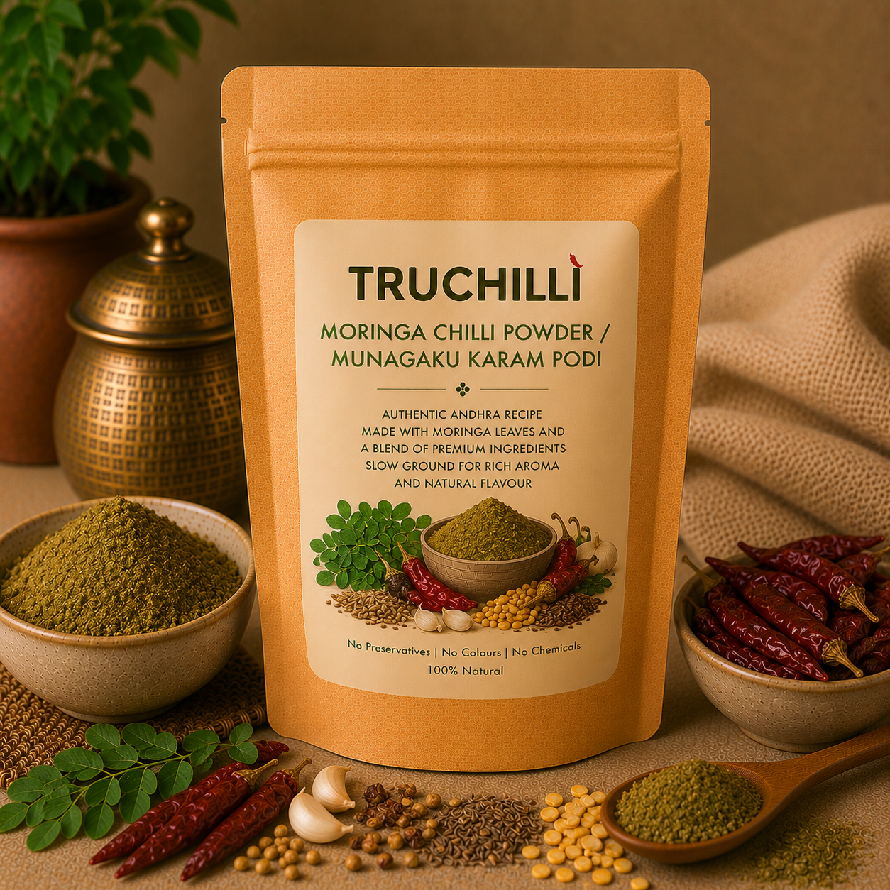 MORINGA CHILLI POWDER / MUNAGAKU KARAM PODI